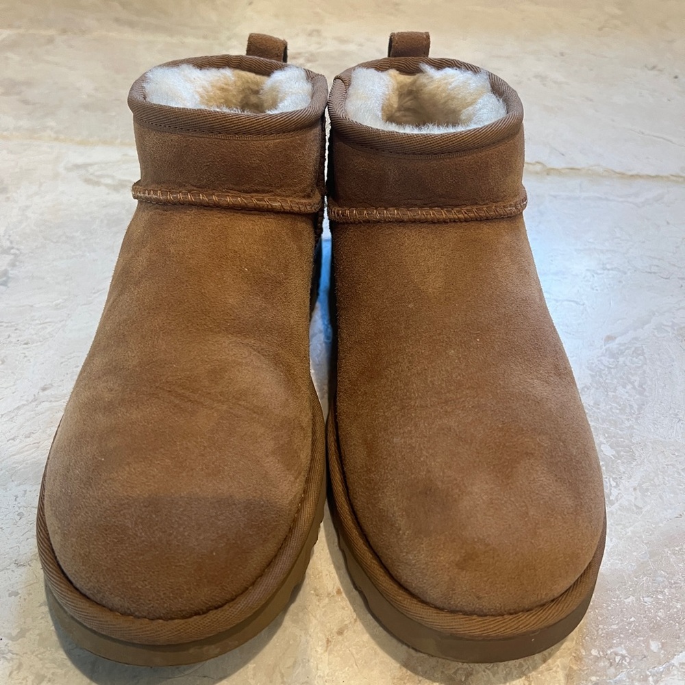 UGG Classic Ultra Mini Chestnut size 8